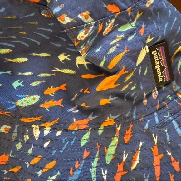 Patagonia Fish Pattern Bucket Hat - Picture 2 of 4